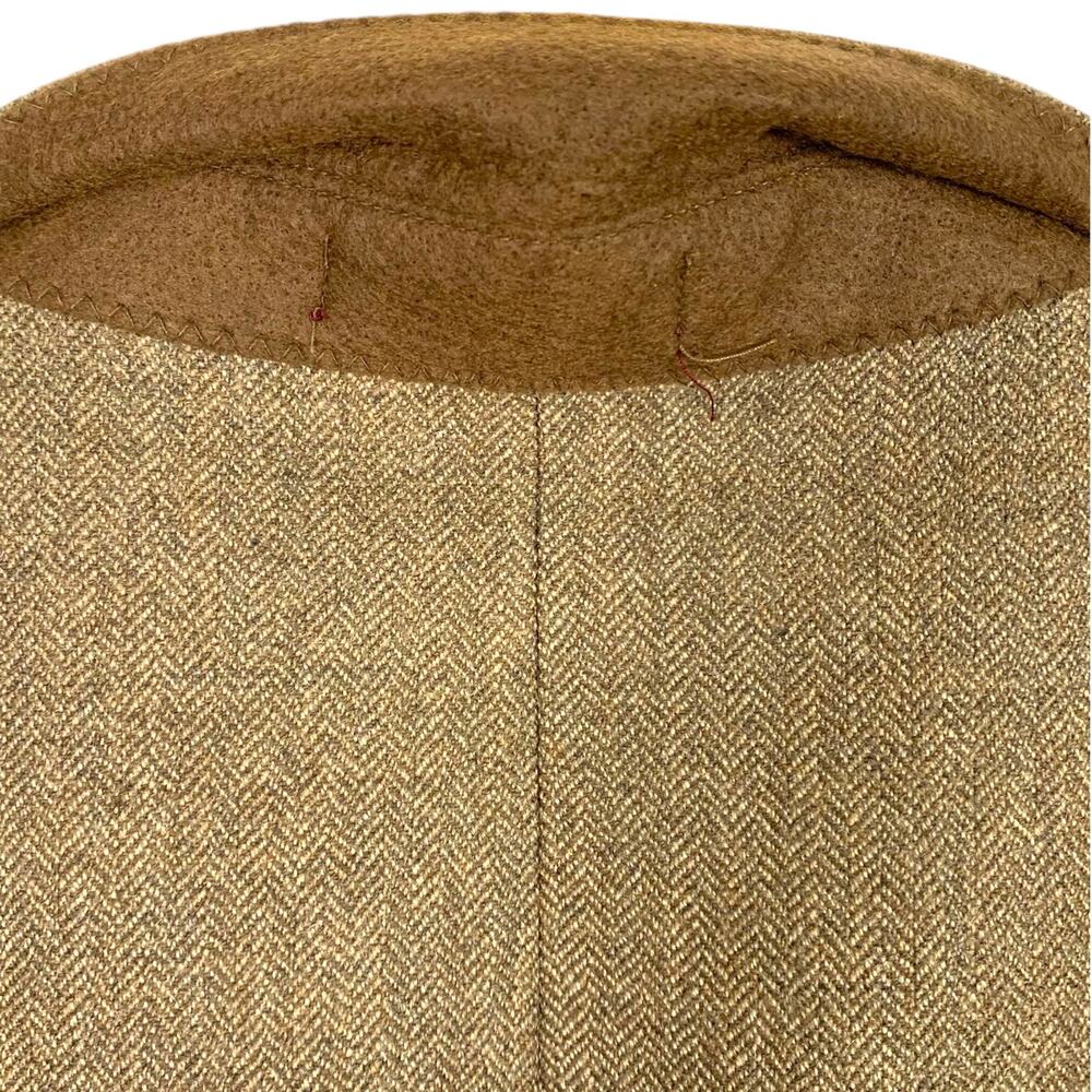 COVINGTON Men's 38 Reg 100% Wool Herringbone Tan Blazer Fully Lined - Picture 5 of 15